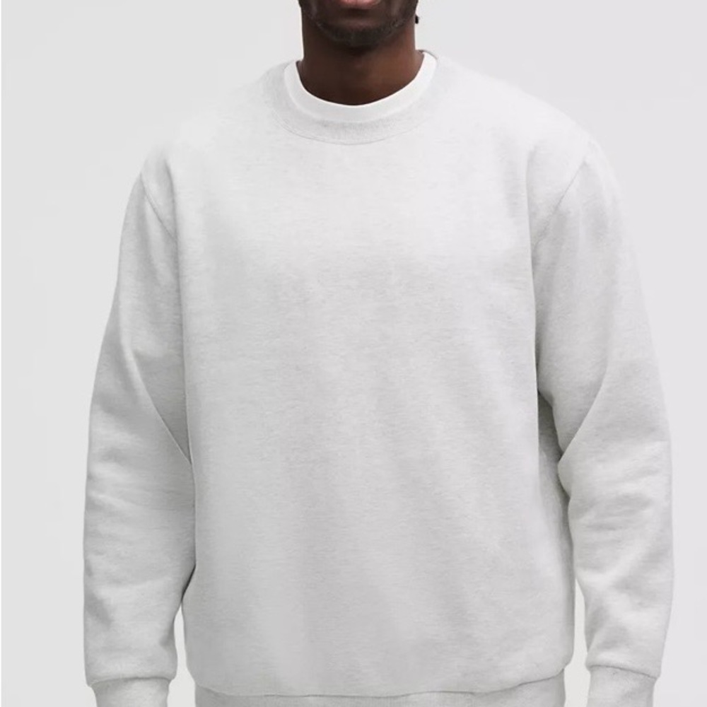 lululemon athletica Men's Gray Crewneck Sweater
